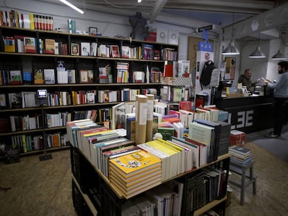 Librería, café y espacio cultural Caótica, ayer en Sevilla.