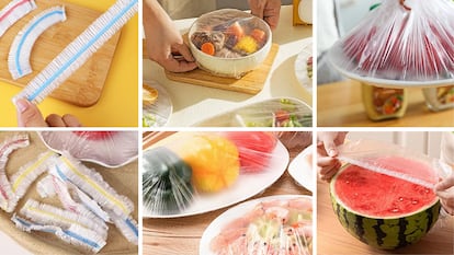 The Amazon elastic bag to cover food.
