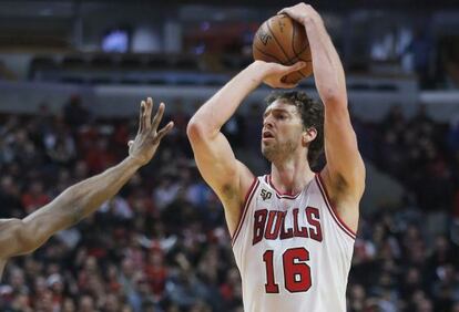 Pau Gasol en el partido contra los Nuggets el pasado 2 de diciembre.