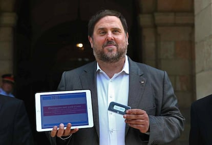 El vicepresident català Oriol Junqueras.