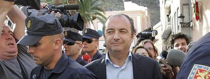 Ripoll, el día en el que compareció ante el juez después de su arresto