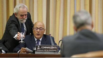 El secretario de Estado de Defensa, Ángel Olivares, este martes en el Congreso.