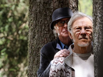 Michael Caine (izquierda) y Harvey Keitel, en un fotograma de 'La juventud'.