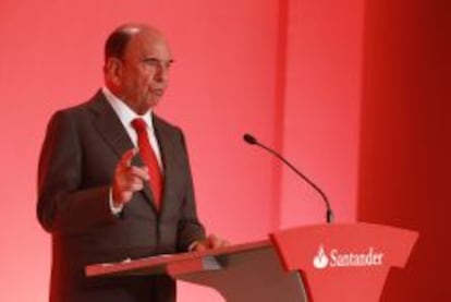 Emilio Bot&iacute;n, presidente de Banco Santander