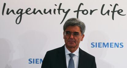 El presidente y consejero delegado de Siemens, Joe Kaeser, en Múnich (Alemania) el 26 de enero de 2016.
