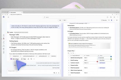Uso de funciones de Copilot de Microsoft