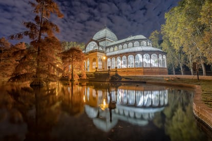 'Noche en palacio', una de las fotografías que pueden verse en el hotel Palace en la exposición.