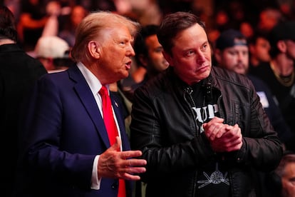 Donald Trump y Elon Musk, el 16 de noviembre en Nueva York.