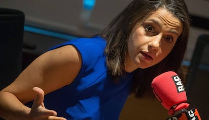 Inés Arrimadas, en una entrevista de ràdio.