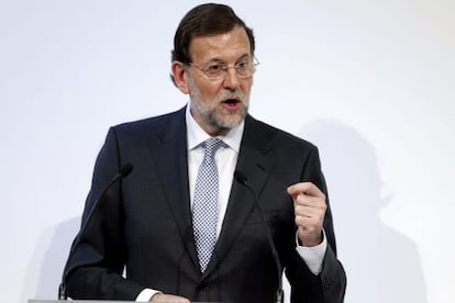 El presidente del Gobierno, Mariano Rajoy