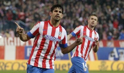 Diego Costa celebra un gol la temporada pasada.