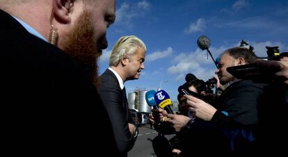 Geert Wilders, líder del Partido para la Libertad holandés.
