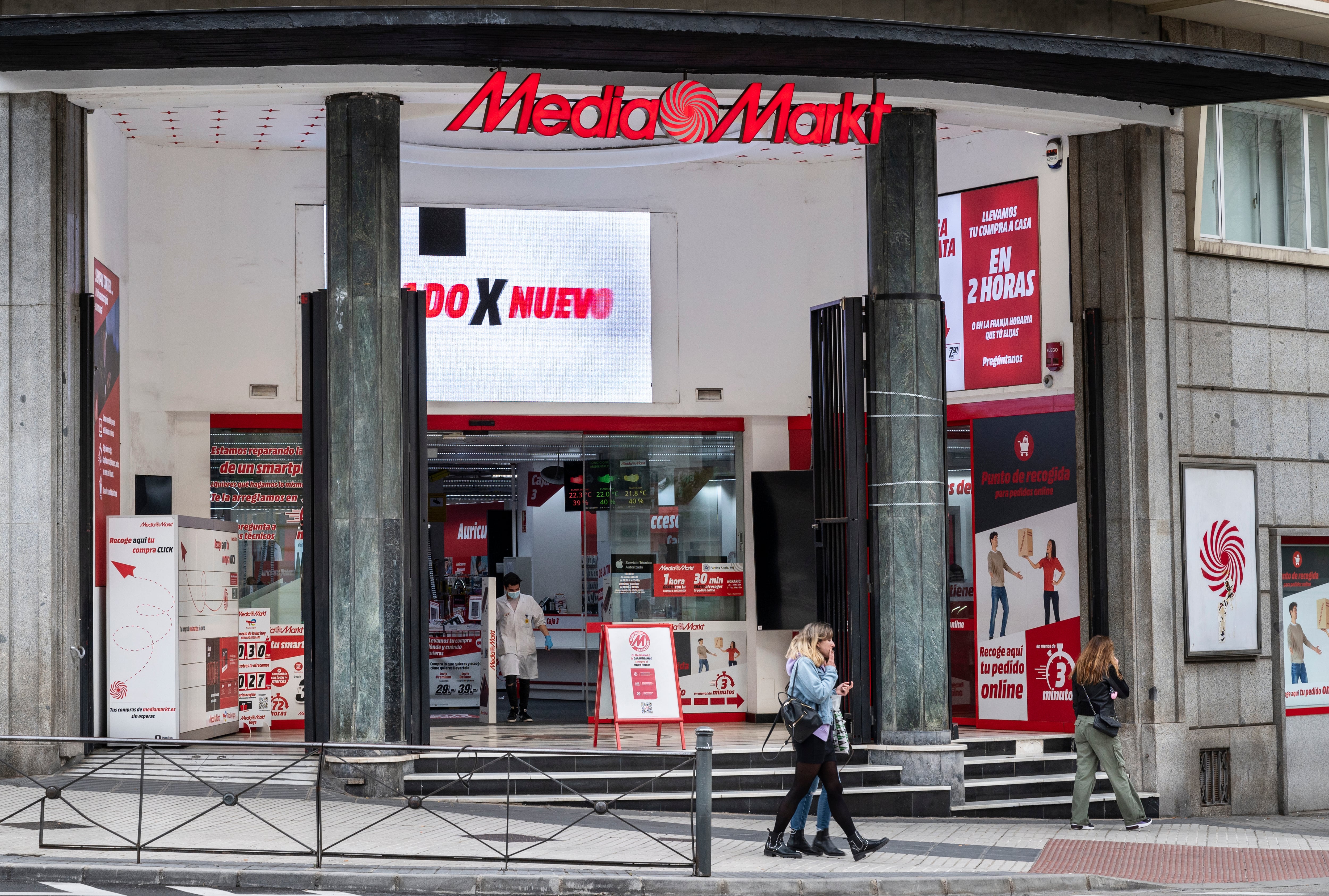 Tienda de Media Markt en Madrid.