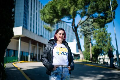 Cristina González, antes de su sesión con la psicóloga de la unidad de endometriosis. 


