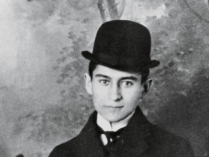 El escritor Franz Kafka alrededor de 1905.