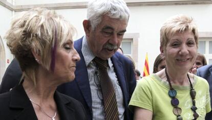 Pasqual Maragall, el lunes en el acto de homenaje en el Parlament a las víctimas del atentado de Hipercor.