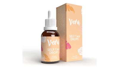 Un sérum autobronceador facial que también cuida la piel del rostro. VERA.