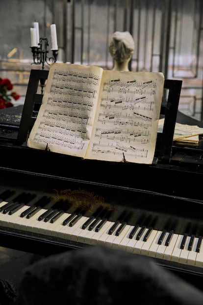 Un detalle del escenario de 'La traviata' en el Liceu, con montaje de David McVicar.