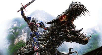 Fotograma de la película 'Transformers: la era de la extinción'.
