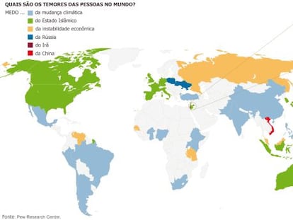 Do que as pessoas ao redor do mundo têm medo?