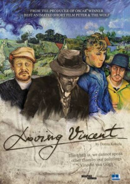 Cartel para 'Loving Vincent', animación y biopic sobre la vida de Van Gogh.