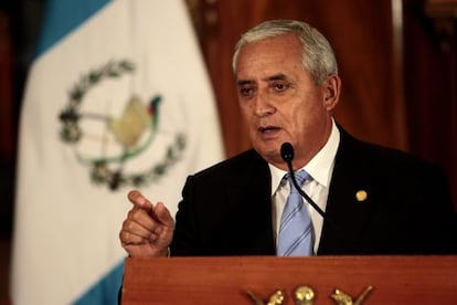 El presidente de Guatemala, Otto Pérez Molina.