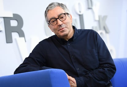 Didier Eribon, autor de 'Regreso a Reims' en la Feria del Libro de Fráncfort del Meno, Alemania, en octubre de 2017.
