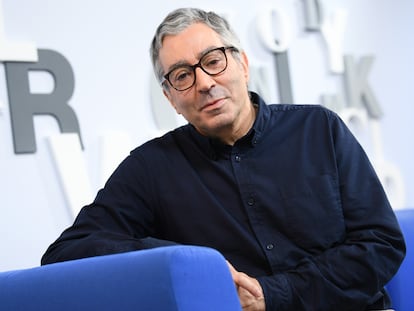 Didier Eribon, autor de 'Regreso a Reims' en la Feria del Libro de Fráncfort del Meno, Alemania, en octubre de 2017.