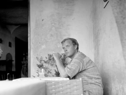 Truman Capote en Portofino, 1955.