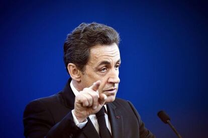 El presidente francés Nicolas Sarkozy.