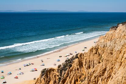 Vista de Praia da Comporta, en el Alentejo (Portugal).