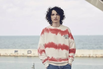 Finn Wolfhard en Barcelona.