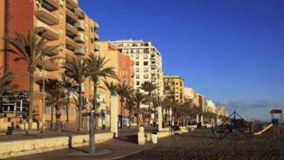 Una imagen del paseo marítimo de Almería.