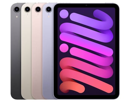 Nueva gama de colores de los iPad Mini.