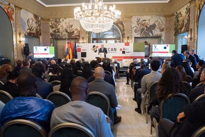 Celebracin del Foro Empresarial Iberoafricano, organizado por la CEOE en Las Palmas de Gran Canaria.