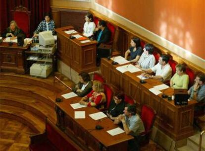 Un tribunal del jurado en una vista por un asesinato en Barcelona en noviembre de 2003.