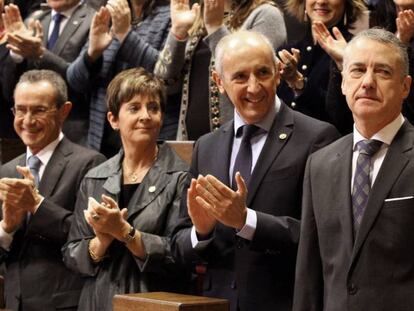 &Iacute;&ntilde;igo Urkullu durante el acto de toma de posesi&oacute;n.