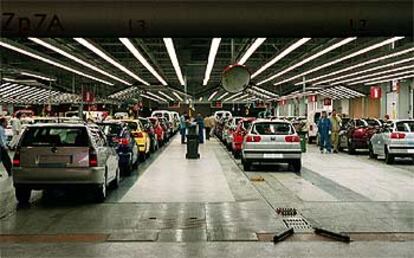 Interior de la planta de Seat en Martorell (Barcelona)