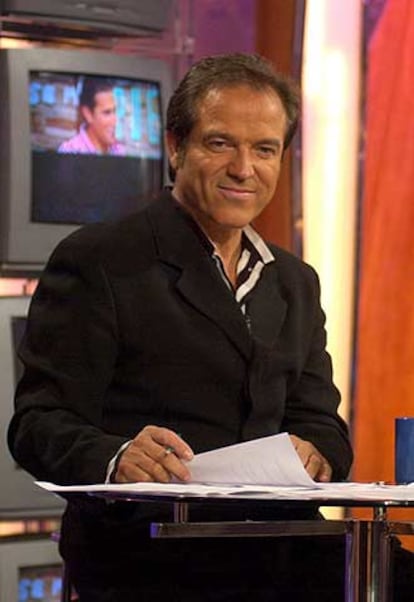 Pepe Navarro, en una de sus últimas apariciones en televisión.