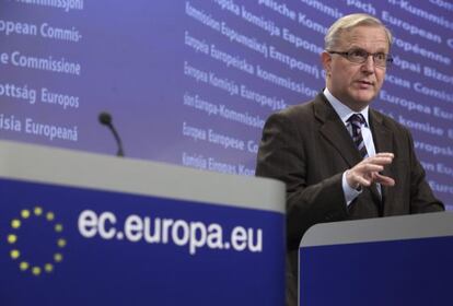 El comisario europeo de Asuntos Económicos, Olli Rehn