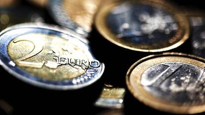 Detalle de varias monedas de euro. EFE/Archivo