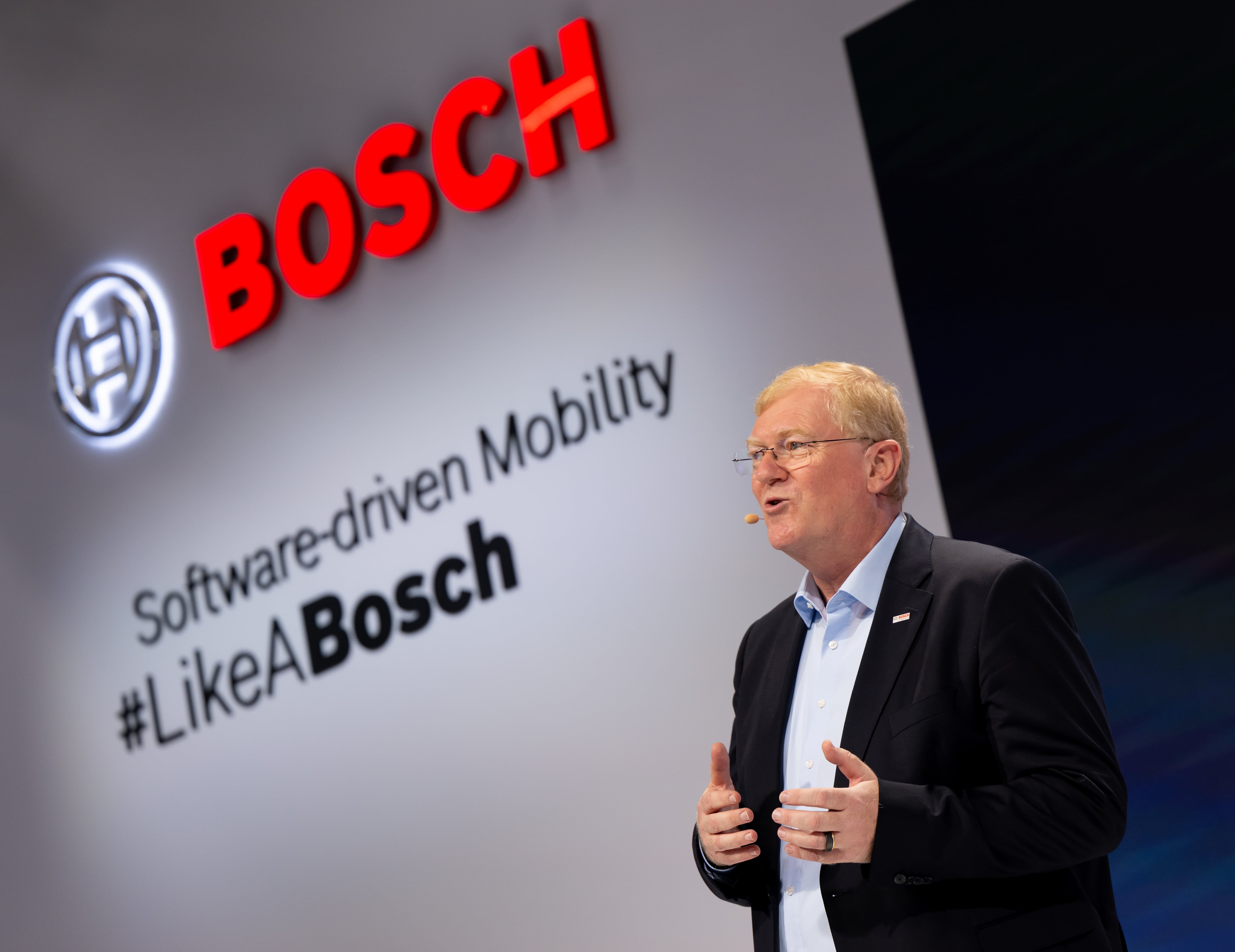Stefan Hartung, consejero delegado de Bosch, en un acto reciente.