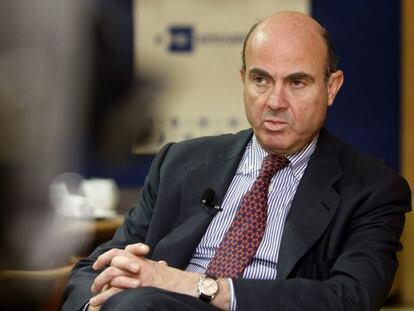 Luis de Gundos, durante la entrevista.