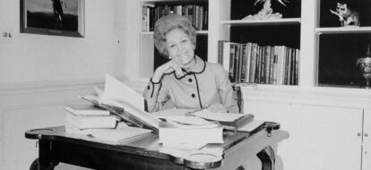 Pat Nixon, en La Casa Blanca.