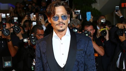 Johnny Depp, en el Festival de Cine de Venecia, en septiembre de 2019.