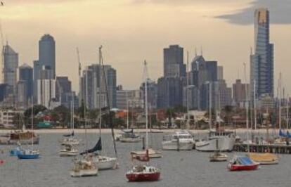 Vista de Melbourne (Australia).