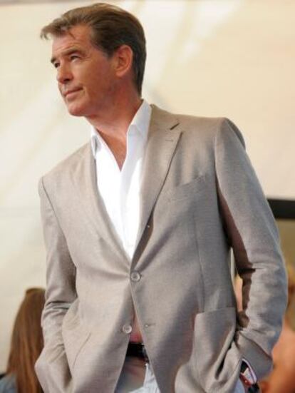 Pierce Brosnan, protagonista de 'Love is all you need', en Venecia