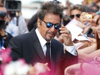 Al Pacino en la presentaci&oacute;n de sus dos pel&iacute;culas en Venecia. 