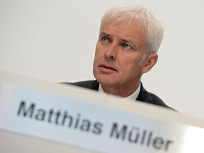 Matthias Müller, presidente ejecutivo de Volkswagen.