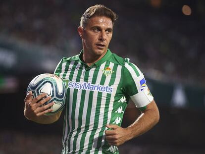 Joaquín, en un partido del Betis esta temporada.